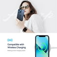 thumbnail image 6 of Designed for iPhone 13 Mini Case, [Support Wireless Charging] Soft Silicone Slim Anti-Scratch Case for iPhone 13 Mini 5.4 inch, Blue, 6 of 13