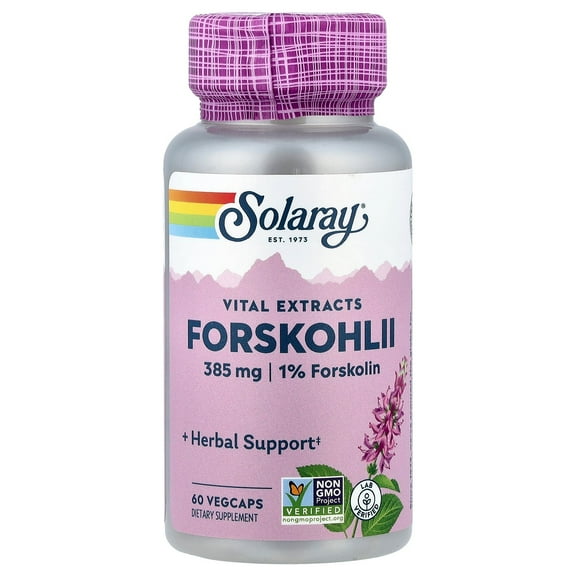 Forskohlii Root Extract 385 mg By Solaray - 60  Capsules