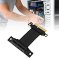 thumbnail image 1 of Cable Elevador PCIe 4.0 X4, Cable De Extensión De La Tarjeta Gráfica, Adaptador De GPU PCIe 4.0 X4 8Gbps Hacia Atrás Para M.2 Wifi USB Sound Card SSD GPU, 1 of 7