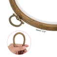 thumbnail image 3 of Uxcell 3.5" Rubber Round Embroidery Hoop Frame Cross-Stitch Ring, 2 Pack, 3 of 5