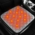 thumbnail image 2 of Eolstice Heated Vehicle Seat Cushion Warmer, USB Car Back Heating Pad, Ventilated Function Portable Winter Driving Comfort Accessory, 2 of 5