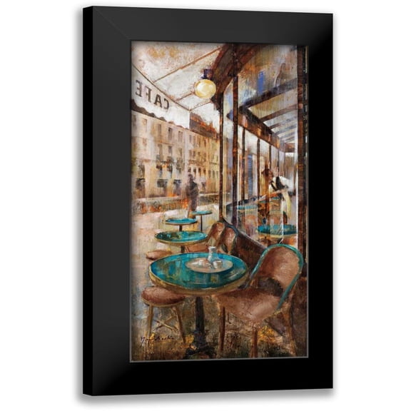 Martin, Noemi 9x14 Black Modern Framed Museum Art Print Titled - Terraza Cafe de Flore