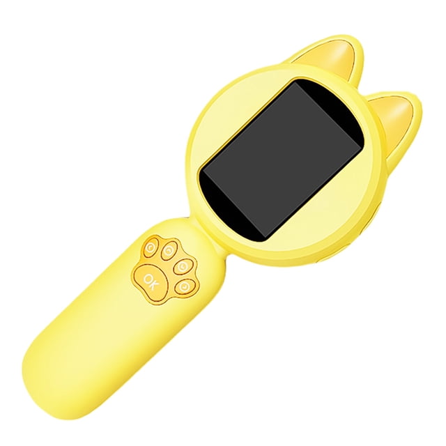 Lupa Mano para Microscopio 100X Con Pantalla LCD 2" Kids Mag () Amarillo
