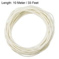 thumbnail image 2 of Uxcell High TEMP Fiberglass Sleeve Insulation Cable Protectors 33 Feet 1mm Beige, 2 of 5