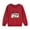 Red, variant on Odeerbi Kids Boys Girls Halloween Ghost Crewneck Sweatshirts Fall Winter Cotton Sweatshirt Kids Kids Cute Solid Color Halloween Print Long Sleeve Sweatshirts Top Kids Clothes Yellow