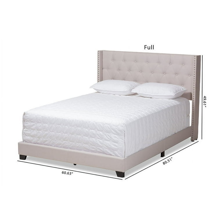 Baxton Studio Brady Modern and Contemporary Beige Fabric Upholstered King Size Bed Baxton Studio Brady Modern and Contemporary Beige Fabric Upholstered King Size Bed