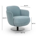 thumbnail image 6 of TOV Furniture  Solange Blue Shadow Velvet Swivel Chair, 6 of 6