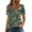 Multicolor-16, variant on Perfectbot Women T-Shirts Short Sleeve Casual Print V Neck Relaxed Summer Tees Tops Size S-3XL