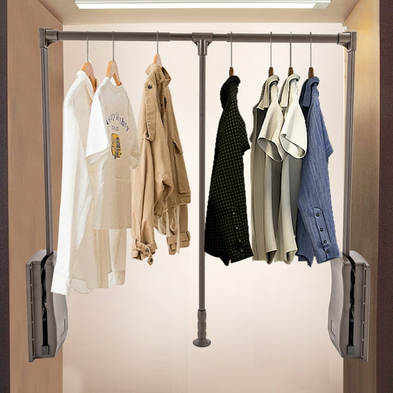 Clothes hanging rail discount systems