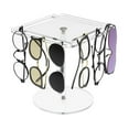 thumbnail image 2 of ZenCart 360 Degrees Rotating Sunglasses Organizer Single/Dual Layer Clear Acrylic Glasses Storage Rack Space Saving Heavy Duty Eyewear Display Stand Holder, 2 of 7