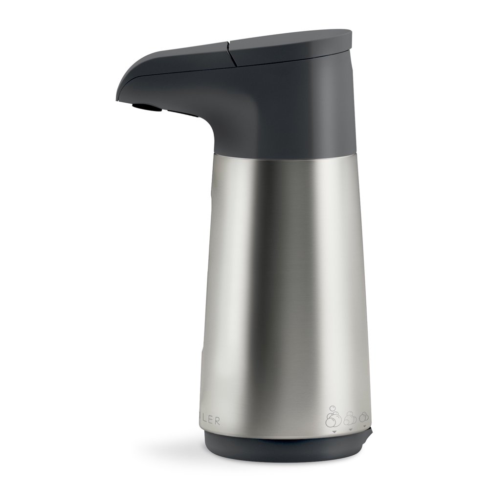 Kohler 8637ST 8.45 Oz Black/Stainless Steel Touchless Foaming Soap