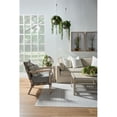 thumbnail image 4 of Pemberly Row 28.5" Teak Rope Weave Outdoor Club Chair in Dove, 4 of 16