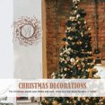 thumbnail image 4 of DEEPCRAFF 1Pcs Wreath Plastic Wall Hanging Festive Atmosphere Indoor Decoration, 4 of 6