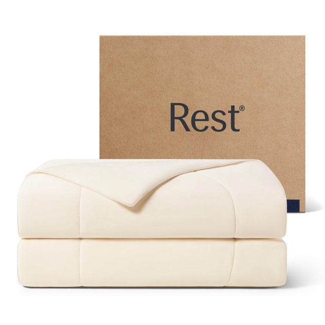 Edredón refrigerante REST Evercool Twin/Twin XL Snow Ivory