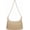 Beige, variant on Women's Straw Woven Shoulder Bag Summer Vacation Beach Purse Tote Handbag
