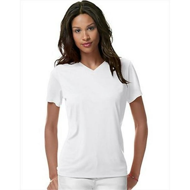 Noah Mason 4v Womens Cool Dri V Neck T Shirt 44 White Size 3x Walmart Com Walmart Com
