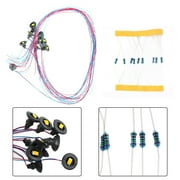 10 x OO / HO Scale Street Light Model Wall Lamp Posts Led Ceiling Lamps Grey