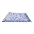 thumbnail image 2 of Ahgly Company Machine Washable Indoor Rectangle Oriental Blue Traditional Area Rugs, 5' x 8', 2 of 4