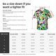 thumbnail image 5 of Balery Colorful Tie Dye Stained Glass Camisas hawaianas de manga corta para hombre, camisas playeras de corte holgado, camisas de vacaciones con botones,3X-Large, 5 of 7