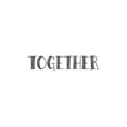 thumbnail image 2 of CAD DESIGNS 32x26 White Modern Wood Framed Museum Art Print Titled - Together, 2 of 4