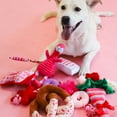 Packed Party Valentine's Day Flamingo Dog Toy, Plush, 12", Squeaker
