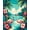 Pink, Pattern 6, variant on ODIKA 4'x6' Machine Washable Non-Slip Area Rug, Tropical Flamingo for Summer Vibes and Charm High Traffic Rug, Pink, 99166