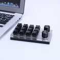 thumbnail image 4 of Teclado Juego Una Mano 12 Tecla 2 Las Perillas Programación Mechones Macro Compatible Dientes/WI HotSwap Swaps para Jugadores/diseñadores/editor Video Rojo, 4 of 9