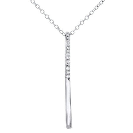 vertical necklace diamond bar gold 14k ct pendant dialog displays option button additional opens zoom