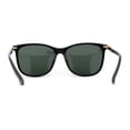 thumbnail image 4 of Polarized Womens 90s Designer Sport Horn Rim Sunglasses Black Green, 4 of 4