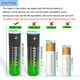 thumbnail image 2 of Batería recargable CWUU 18650 3,7 V 9900 mAh con cargador, paquete de 2, 2 of 7