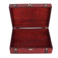 thumbnail image 4 of Wooden Storage Box, Rectangle Design Decorative Cosmetic Organizer Classic Multifunctional Jewelry Collections  For Home Beauty Salon, 4 of 8
