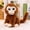 A #415, variant on 9" Big Eyed Monkey Plush Toy Soft Brown Primate Stuffed Animal Adorable Cuddly Figurine for Home Decoration and Thoughtful Birthday Gifts