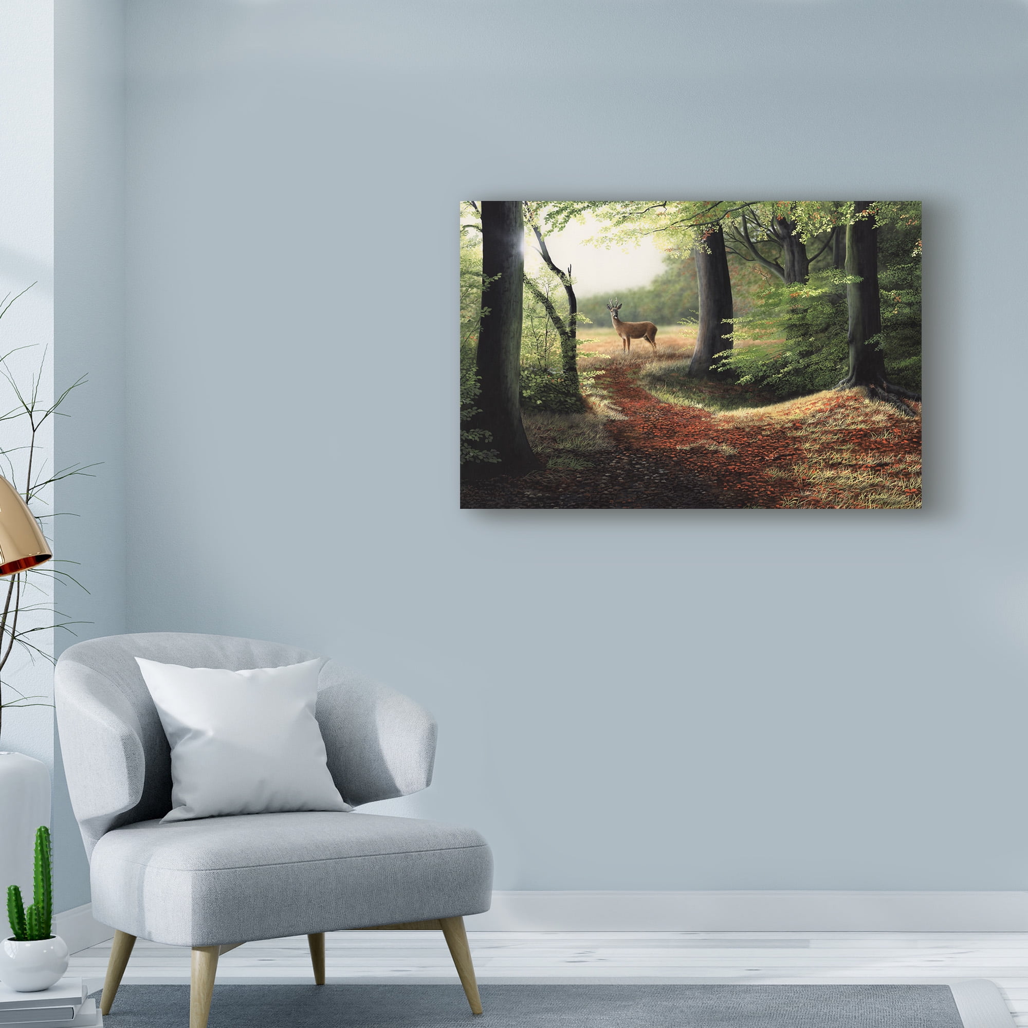 Trademark Fine Art 'Roe Deer' Canvas Art by Nigel Artingstall