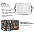 thumbnail image 2 of Yayeee Canvas Storage Basket with Handles for Shelves Fabric Bins Closet Organizer, Gray Dinosaur, 2 of 8