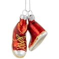 thumbnail image 3 of Northlight 2.25" Red and Silver Sneakers Glass Christmas Hanging Ornament, 3 of 5
