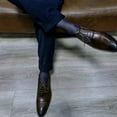 thumbnail image 3 of 1 Pairs Pack Mens Thin See-Through Silky Sheer Dress Socks Breathable Business, 3 of 7