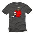 thumbnail image 2 of Makaya Mens Stranger T Shirt Dustin And Dart Upside Down Things Gray S Xxxxxl, 2 of 5