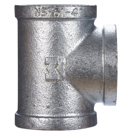 Southland Tee Fitting 510-608BG - Galvanized Malleable Iron - 2 In.