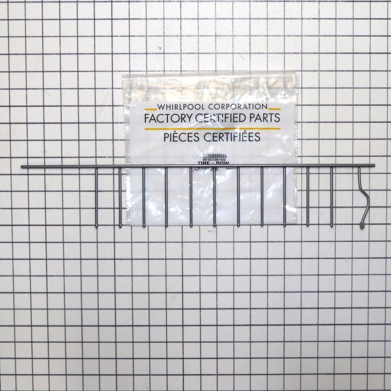 Whirlpool Dishwasher Lower Rack Tine Row W10728160