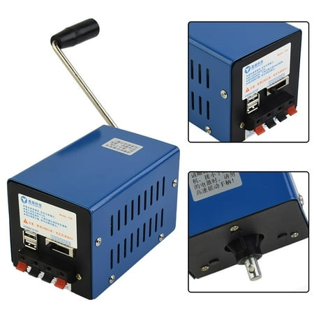 

20W Hand Crank High Power Generator Emergency Electric USB Charger Portable