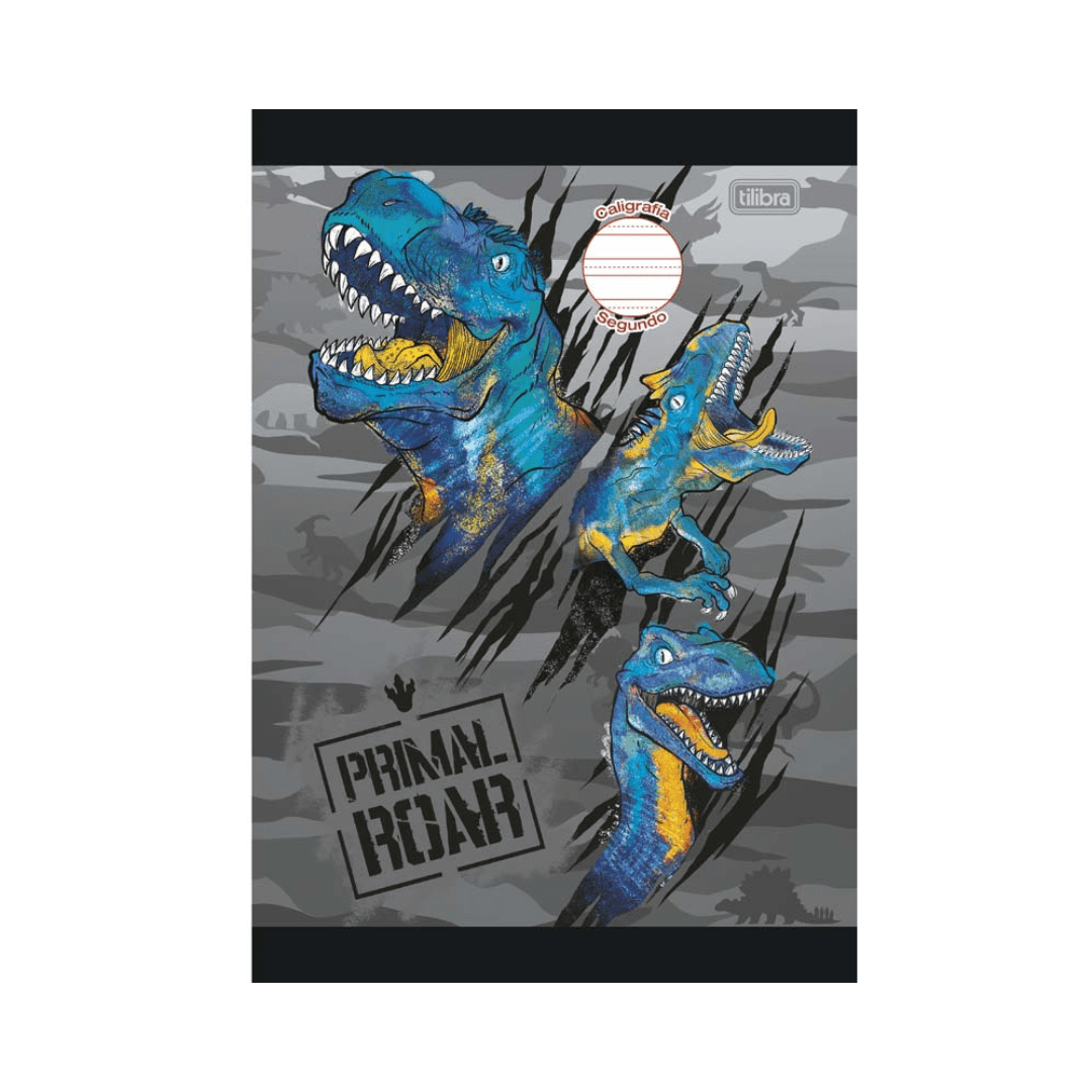 Tilibra Raptor 2nd Primary Notebook, 80 sheets, Diseños Varían
