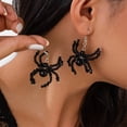 thumbnail image 2 of Collier Araignée Gothique Vintage Pendentif Araignée Halloween Style Punk Bijou Animal Reptile, 2 of 5