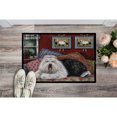 thumbnail image 2 of Carolines Treasures PPP3266MAT Old English Sheepdog Sweet Dreams Door Mat Indoor Rug or Outdoor Welcome Mat 18x27, 2 of 3