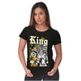 thumbnail image 4 of King Tiger Rose Thorns Comic Panels Womens Slim Fit Graphic Tee Brisco Brands L, 4 of 5