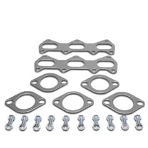 DNA Motoring GKTSET-HT03V6 For 2003 to 2008 Hyundai Tiburon 2.7L V6 Aluminum Exhaust Manifold Header Gasket Set 04 05 06 07
