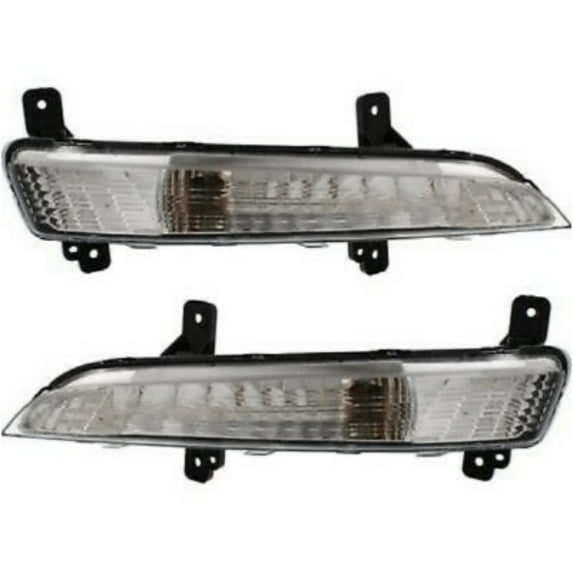 Turn Signal Light For 2013-2017 Chevrolet Traverse Plastic Lens LH & RH Set of 2