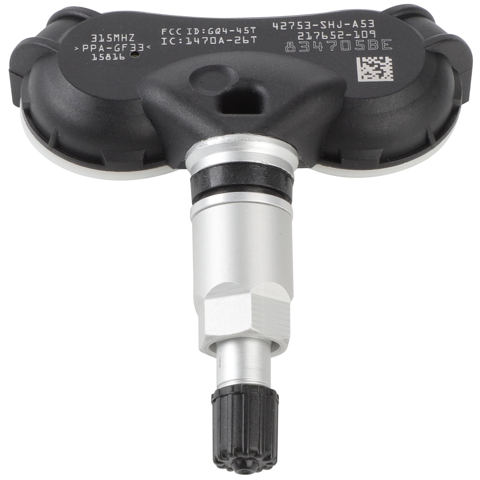 4-Pack TPMS Tire Pressure Sensors 68193586AC 68105280AD For Dodge Dart, Chrysler 200 - 433MHz, Black