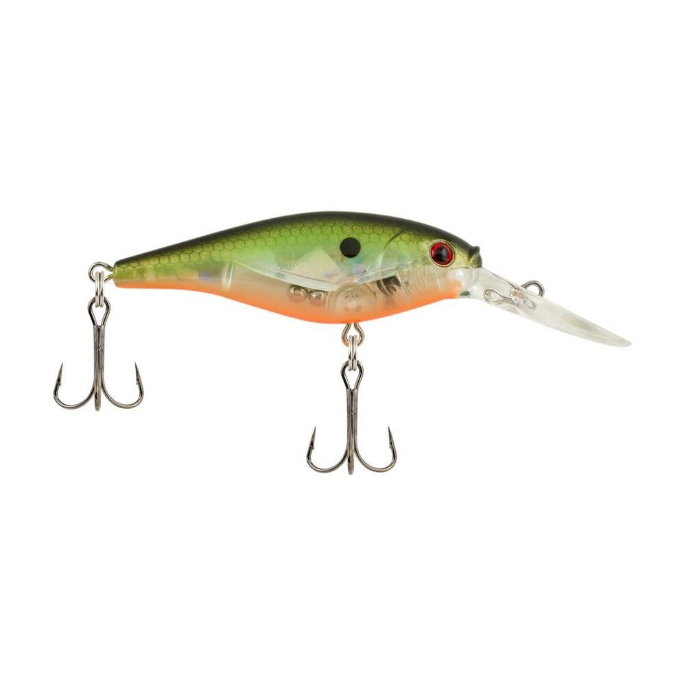 (4 pack) Berkley Flicker Shad Fishing Lure, Red Tiger, 1/2 oz