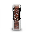 thumbnail image 2 of JURASSIC Red Dinosaur Bone Inlaid Tungsten Carbide Beveled Edged Ring - 4mm & 8mm, 2 of 3