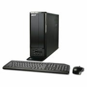 Angle View: Acer Aspire X1301-U1302 Desktop Computer, AMD Athlon II X2 215 Dual-core (2 Core) 2.70 GHz, 4 GB RAM DDR2 SDRAM, 750 GB HDD